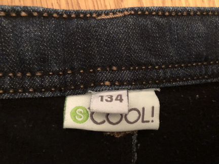 Джинсы утеплённые 134р