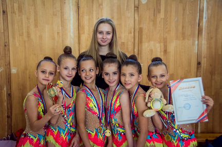Групповые купальники для художественной гимнастики