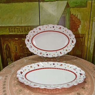 Овальные блюда 35 в стиле villeroy boch