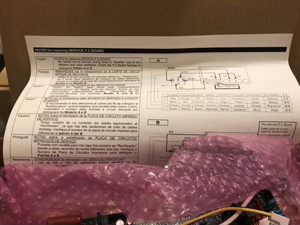 Плата печатной платы Toshiba 4316V291