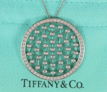 Tiffany золотое колье 1 ct