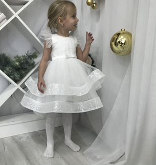 Белое платье для девочки