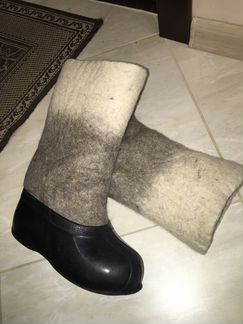 Обувь детская Валенки детские с калошами