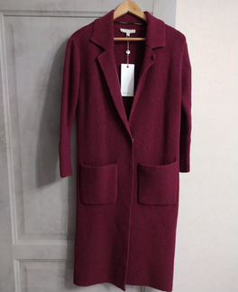 Пальто вязаное