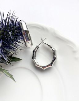Серьги кольца