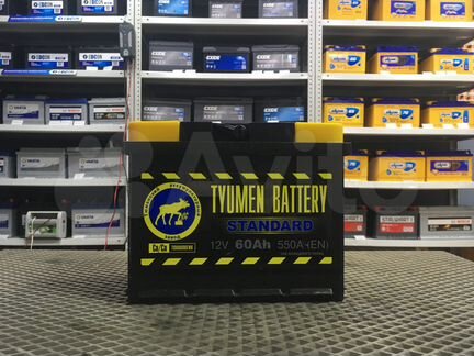 Аккумулятор Тюмень 60Ач 550A Прямая полярность