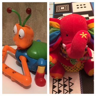 Муравей художник и Слоник Пирамидка tolo toys