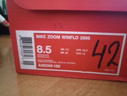 Кроссовки nike zoom 2k