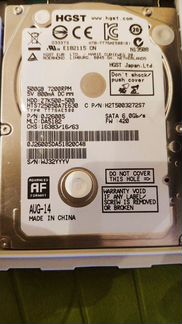 Жёсткий диск 500gb hgst Z7K500-500