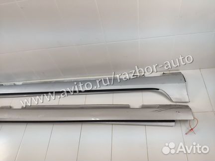 Накладки на пороги Volvo S60 2010+