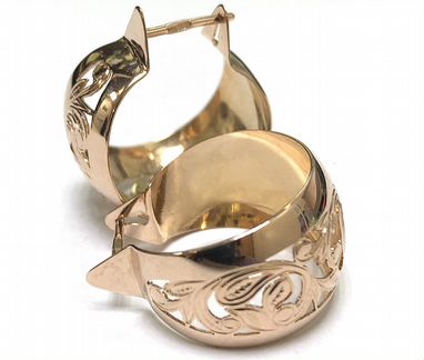 Золотые серьги 585 пробы