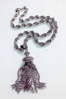 Винтажное колье Monet с подвеской-кисточкой 1970-е