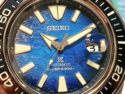 Часы Seiko Samurai «Save the Ocean». Новые