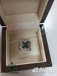 Золотое кольцо Graff бр 0.92 Ct 3/4 7 гр 585 пр
