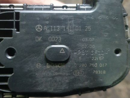 Дросельная засленка мерседес om272