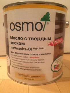 Масло с твердым воском osmo Original 3062 матовое