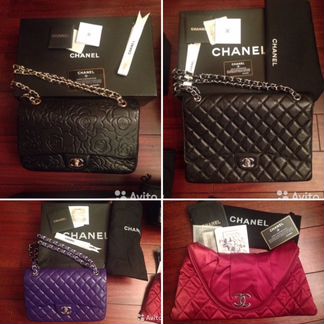 Сумки и клатч chanel новые