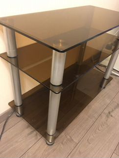 Тумба под телевизор бу стеклянная