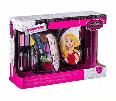 Набор косметики Bondibon Eva Moda, Косметичка-бабочка раскладная с зеркальцем (вв2248)