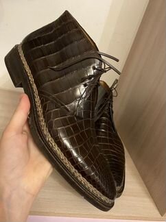 Новые ботинки castangia крокодил оригинал
