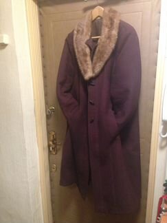 Пальто зимнее 54 размер б/у