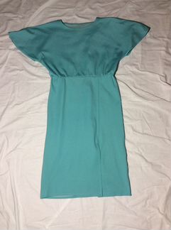 Летнее платье мятного цвета