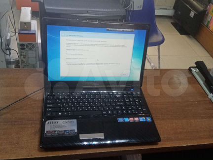 Ноутбук MSI CX620 i3 3гбhdd320