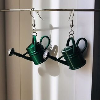 Забавные серьги и кулон «Лейки»