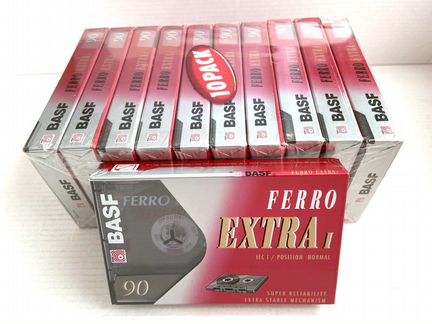 Аудиокассеты кассеты Basf Ferro Extra I 90 -Normal