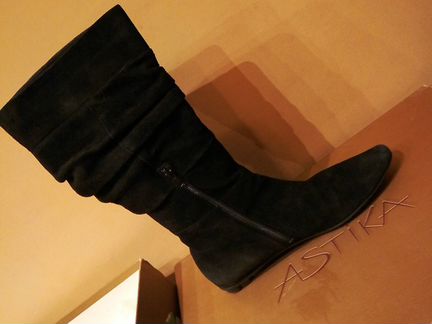 Сапоги замша еврозима 38 Новые