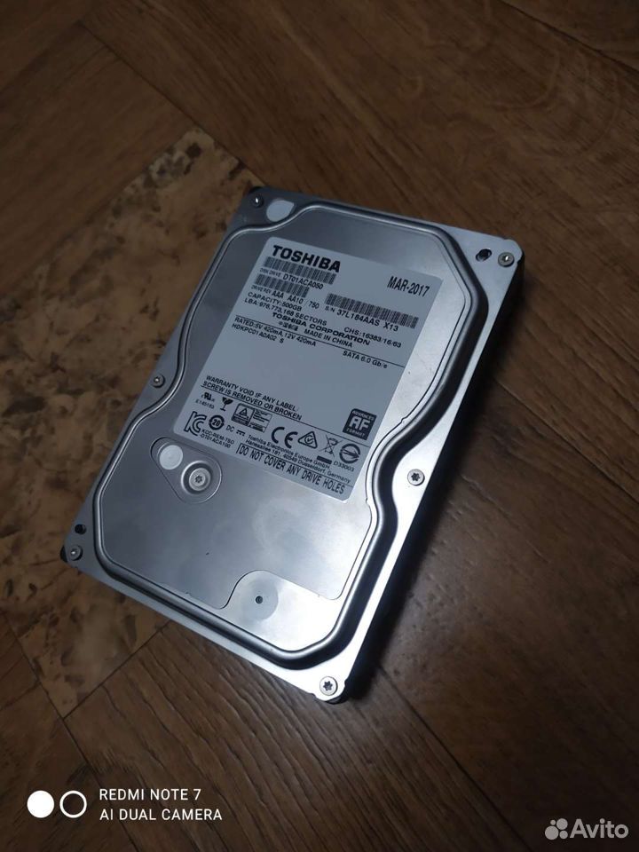 Жесткий диск Toshiba 500GB