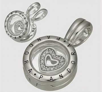 Шарм - подвеска Pandora Сердце