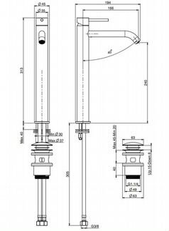 Смеситель Fima А3071/hinox