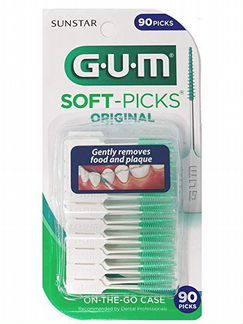 Зубочистки Gum Soft picks оригинальные 90 шт