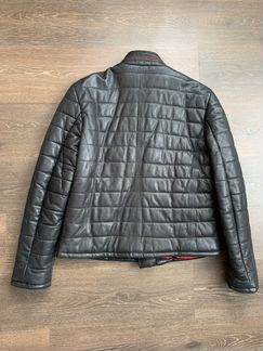 Кожаная куртка Moncler