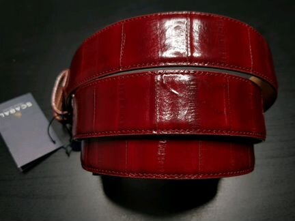 Ремень из кожи угря Scabal