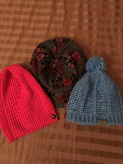 Шапочки Adidas и др.3 шт. Пакетом