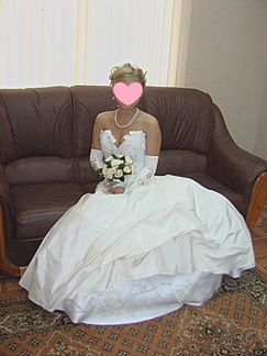 Свадебное платье в отличном состоянии