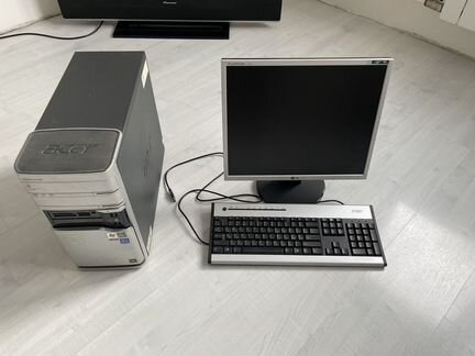 Монитор lg l1952s,клавиатура acer,процессор acer