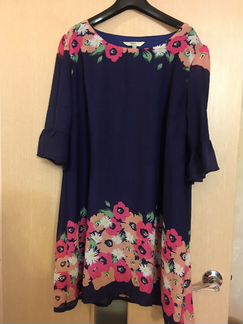 Платье из шифона (легкое струящееся) 58 р-р насыще