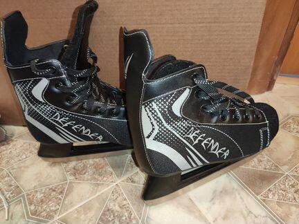 Коньки defender для подростка 38 р-р
