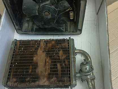 Радиатор и вентилятор печки для ваз 2106