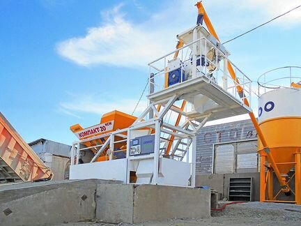 Мобильный бетонный завод Компакт-20