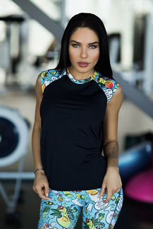 Футболка Yummy cocktails Designed for fitness