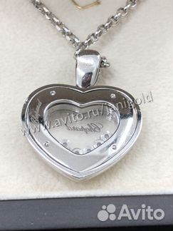 Золотой кулон с бриллиантами Шопард