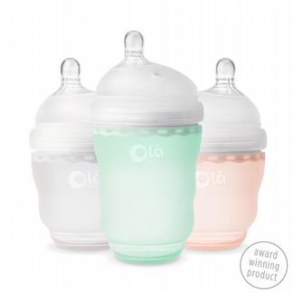 Силиконовые бутылочки Olababy