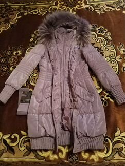 Пальто зимнее на синтепоне р. 44