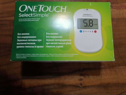 Глюкометр one touch selectsimple