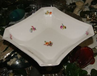 Салатник фарфор мейсоновский букет германия