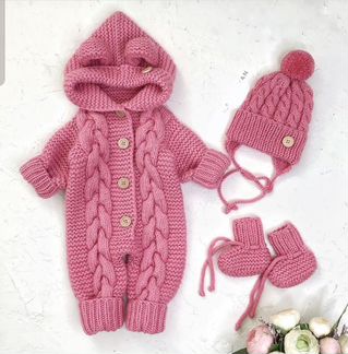 Новые вязаные комбинезоны